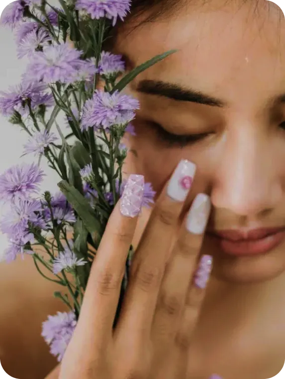 Woman with Manicure